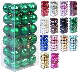 Christmas Ball Shatterproof Christmas Tree Decoration Ball Christmas Ball Ornaments Holiday Wedding Party Decoration Ball 1.6