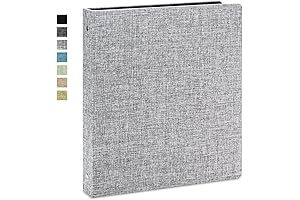 Vienrose 1 Inch binder - Grey for detailed storage