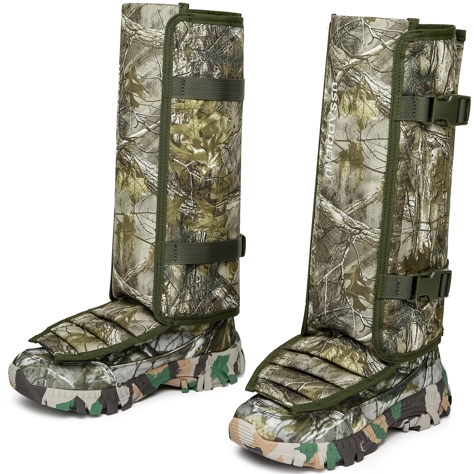 Outdoor Gamaschen 1000D Wasserdicht Gamaschen Stoff Boot Gamaschen für Wandern Trekking Klettern Jagen Skifahren Uni