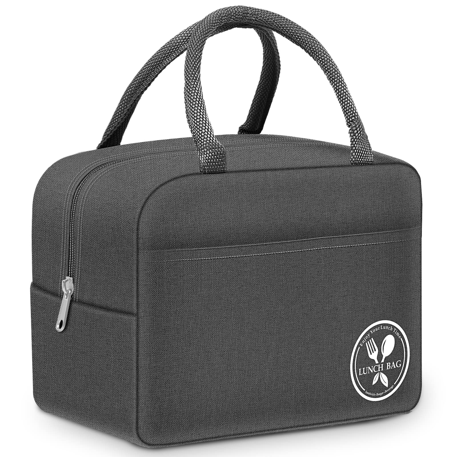 Amazon.co.jp: グレー 10L 20缶 断熱ランチバッグ レディース メンズ