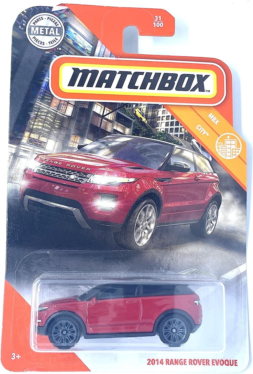 Matchbox - 2014 Evo-que R-Rover- MBX City [red] 31/100