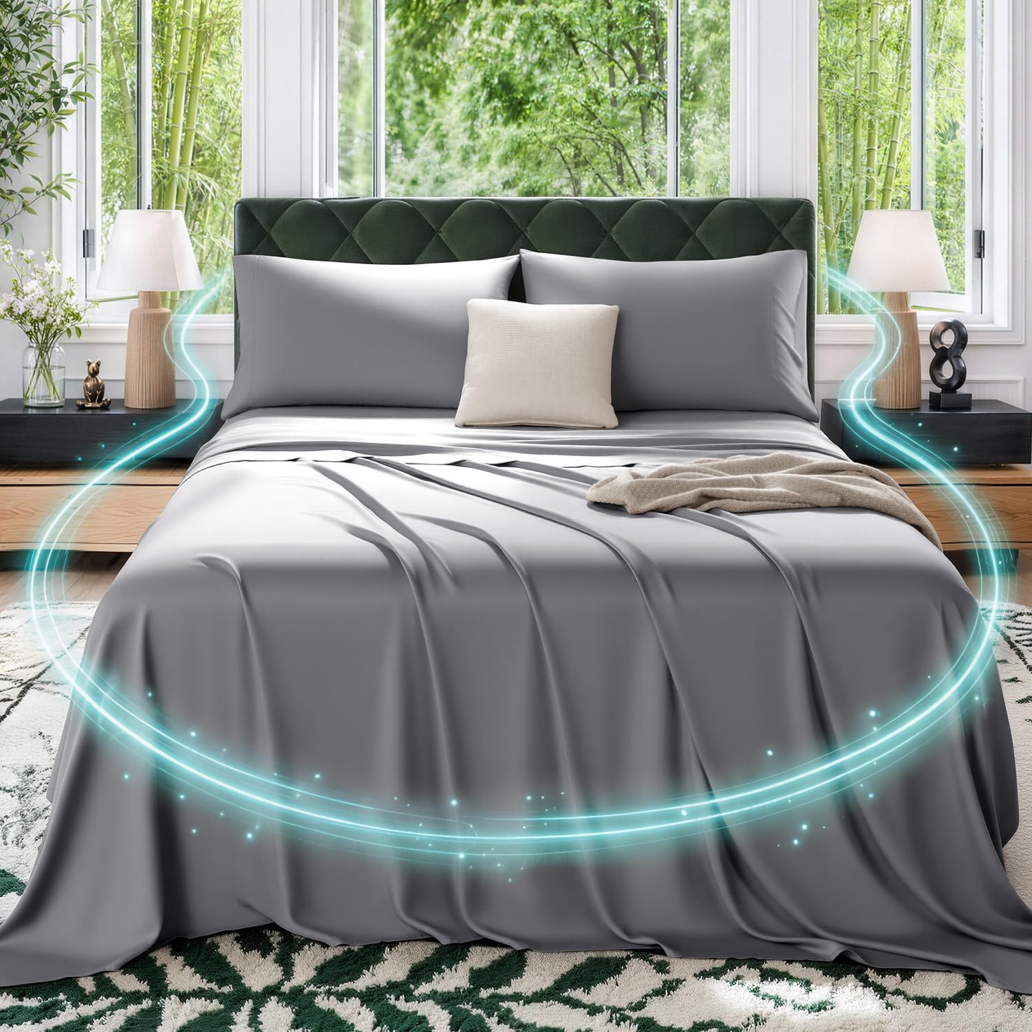 SONORO KATE Silver Infused Bed Sheets