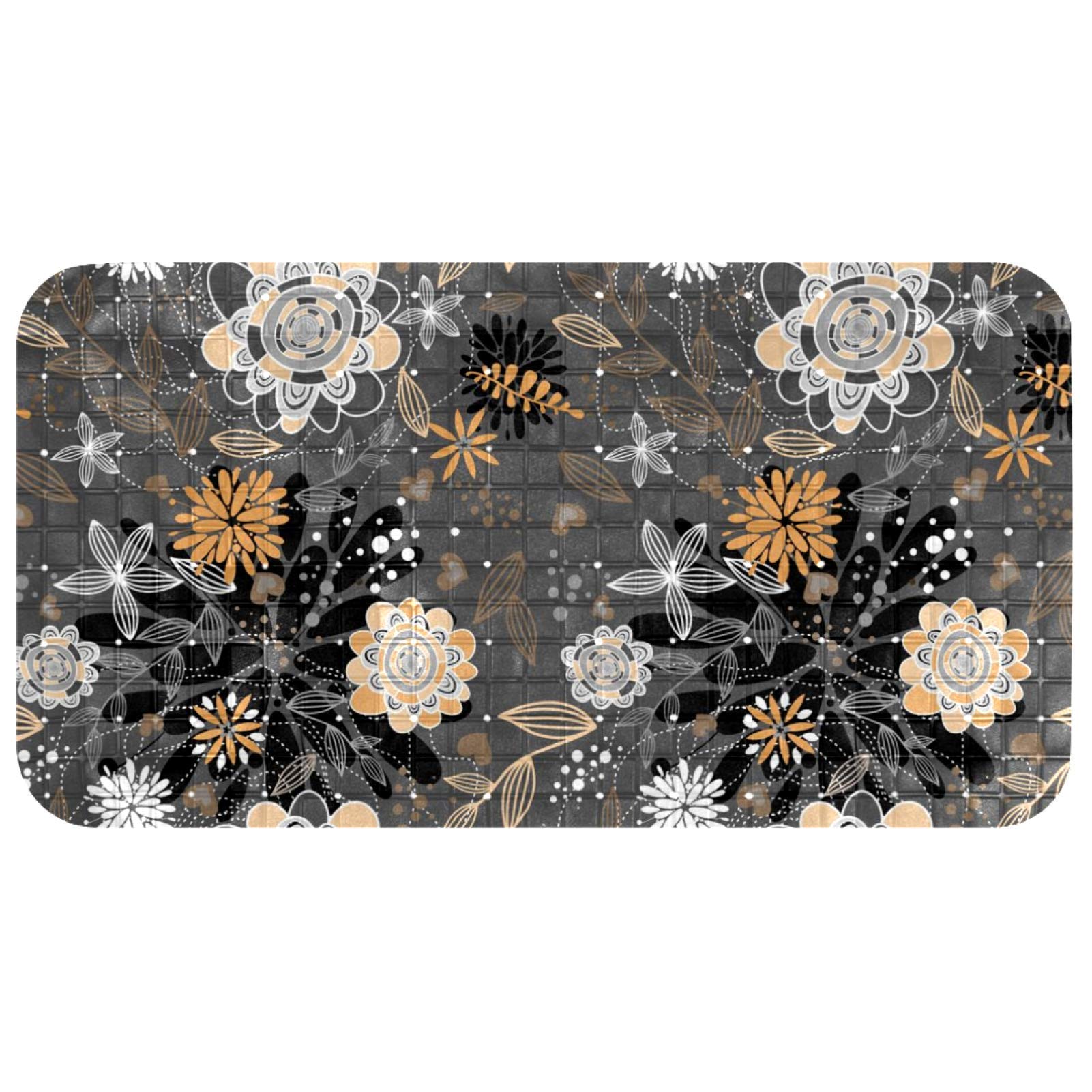 Tapis baignoire anti-glisse Bennigiry sans latex 68cm