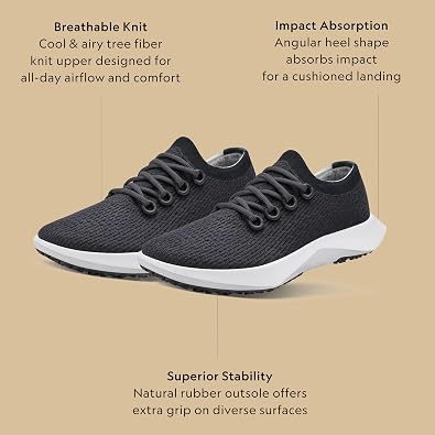 Allbirds Men's Tree Dasher 2, Active Running & Walking Sneakers