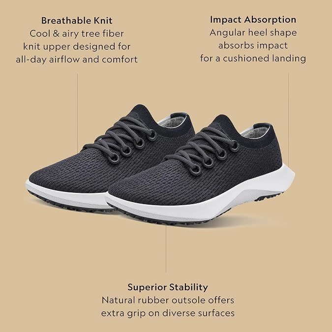 Allbirds Men's Tree Dasher 2, Active Running & Walking Sneakers