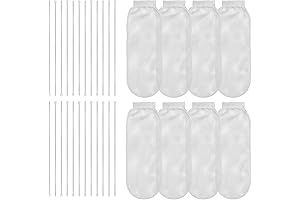 8-Piece Washing Machine Lint Filter Set with Cable Ties