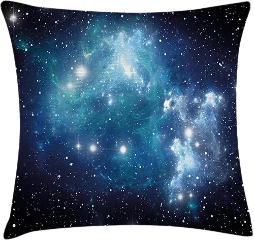 Miniatura 1 de Ambesonne Funda de cojín espacial, vibrante supernova celestial, escenario energético de Andrómeda, imagen del espacio exterior, funda de almohada