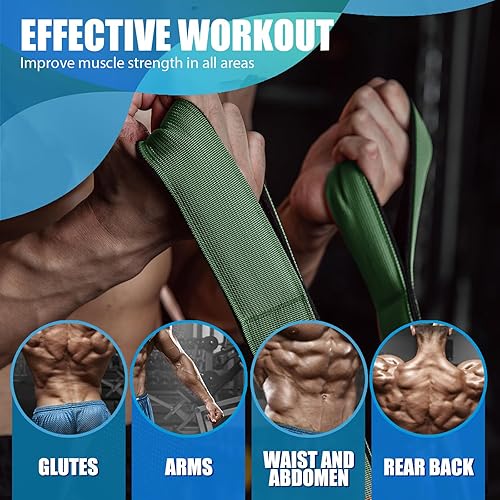 Miniatura 4 de MANUEKLEAR - Manijas de cable de cuerda de tríceps, mayor rango de movimiento, cuerda de tracción de tríceps para empujar hacia abajo, crujidos,