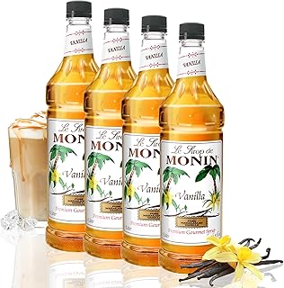 Monin - Vanilla Syrup, Versatile Flavor, Great for Coffee, Shakes, and C...
