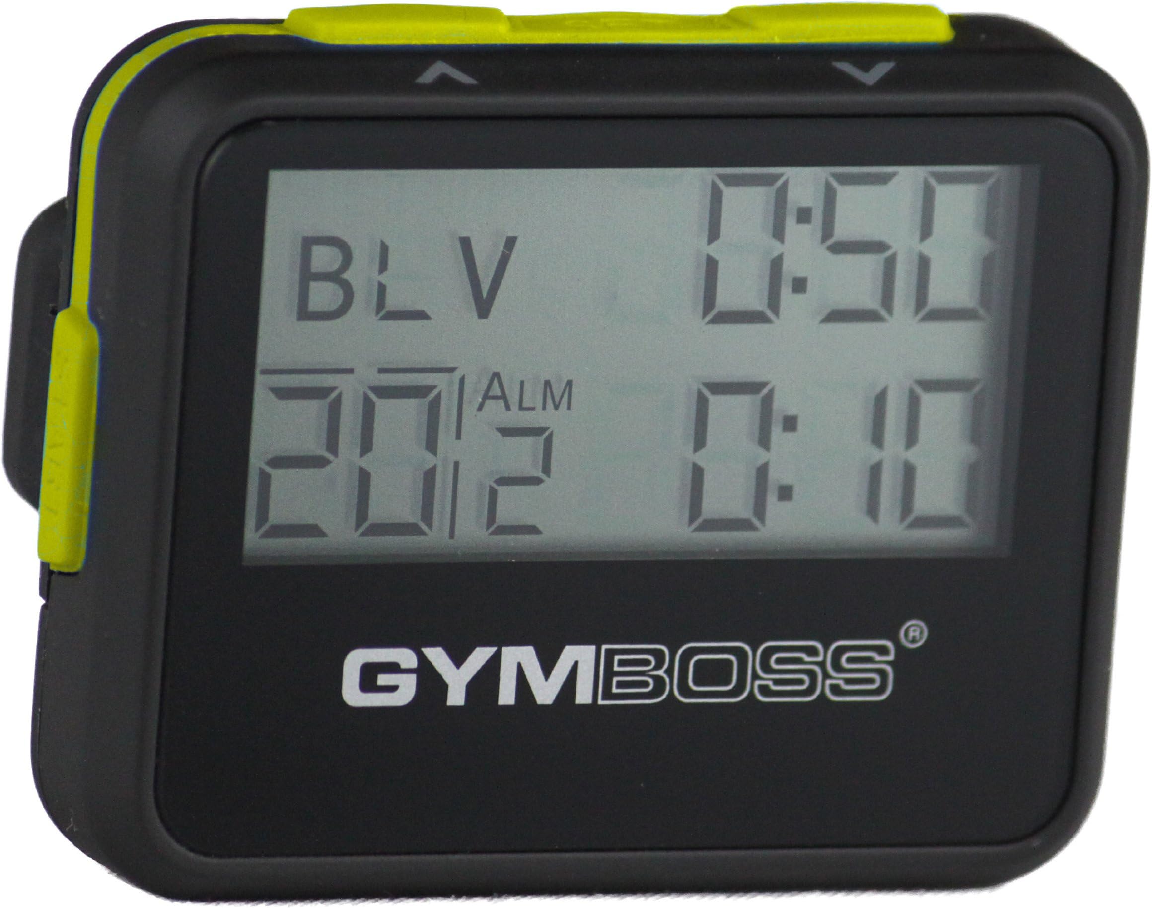 Gymboss Interval Timer and Stopwatch - BLACK/YELLOW SOFTCOAT