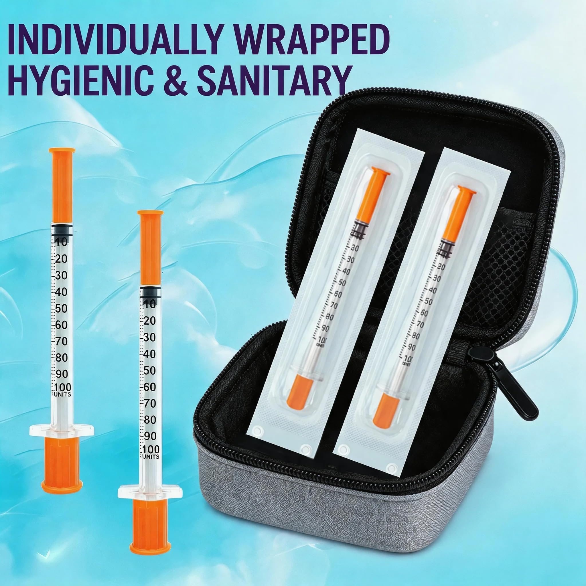 1ml/cc 31G 5/16 Inch (8mm) Syringe, Individually Wrapped, Pack of 25 — Amazon image 6