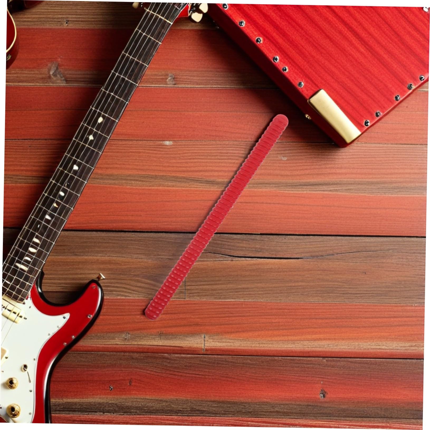 Baquetas Rítmicas Musicales 4 Piezas de Madera en Espiral para Niños