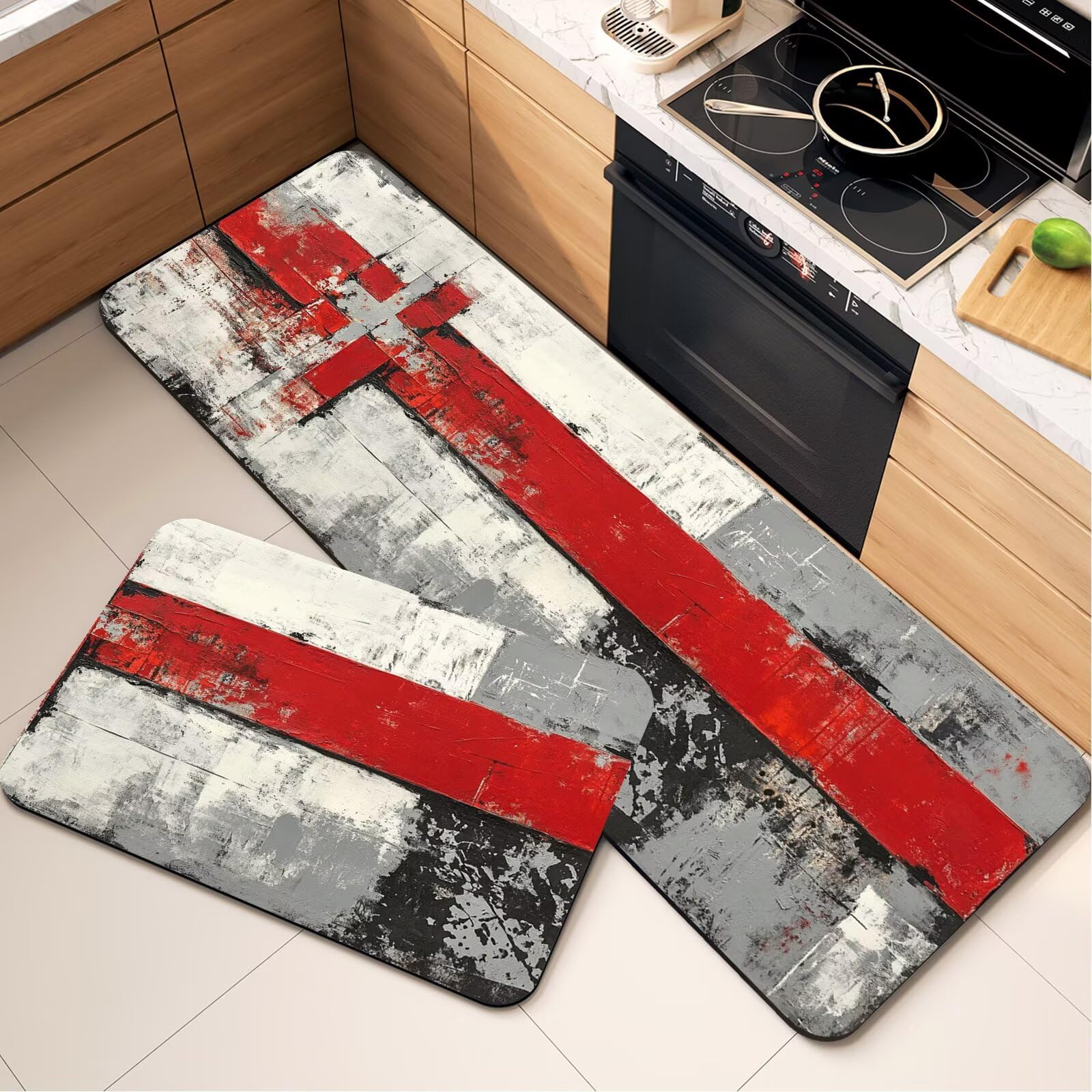 Tapis cuisine antidérapant haut de gamme au séchage rapide Cross 5-350