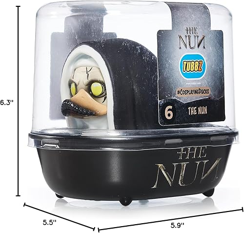 Miniatura 8 de TUBBZ Figura coleccionable de pato The Nun, producto oficial de The Nun, regalo de vinilo único para coleccionistas, edición limitada