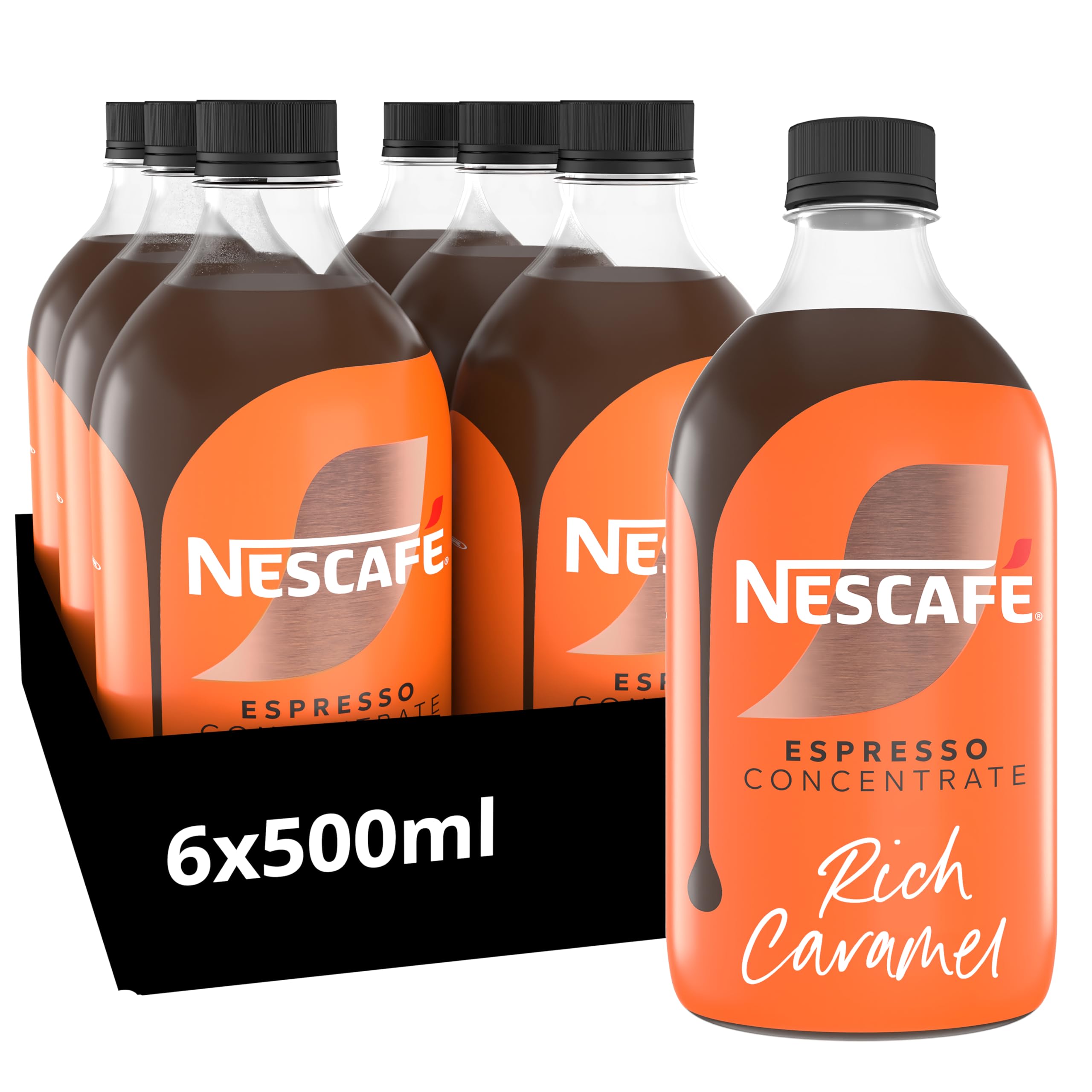 NESCAFÉ Espresso Coffee Concentrate Rich Caramel 6x500ml Pack