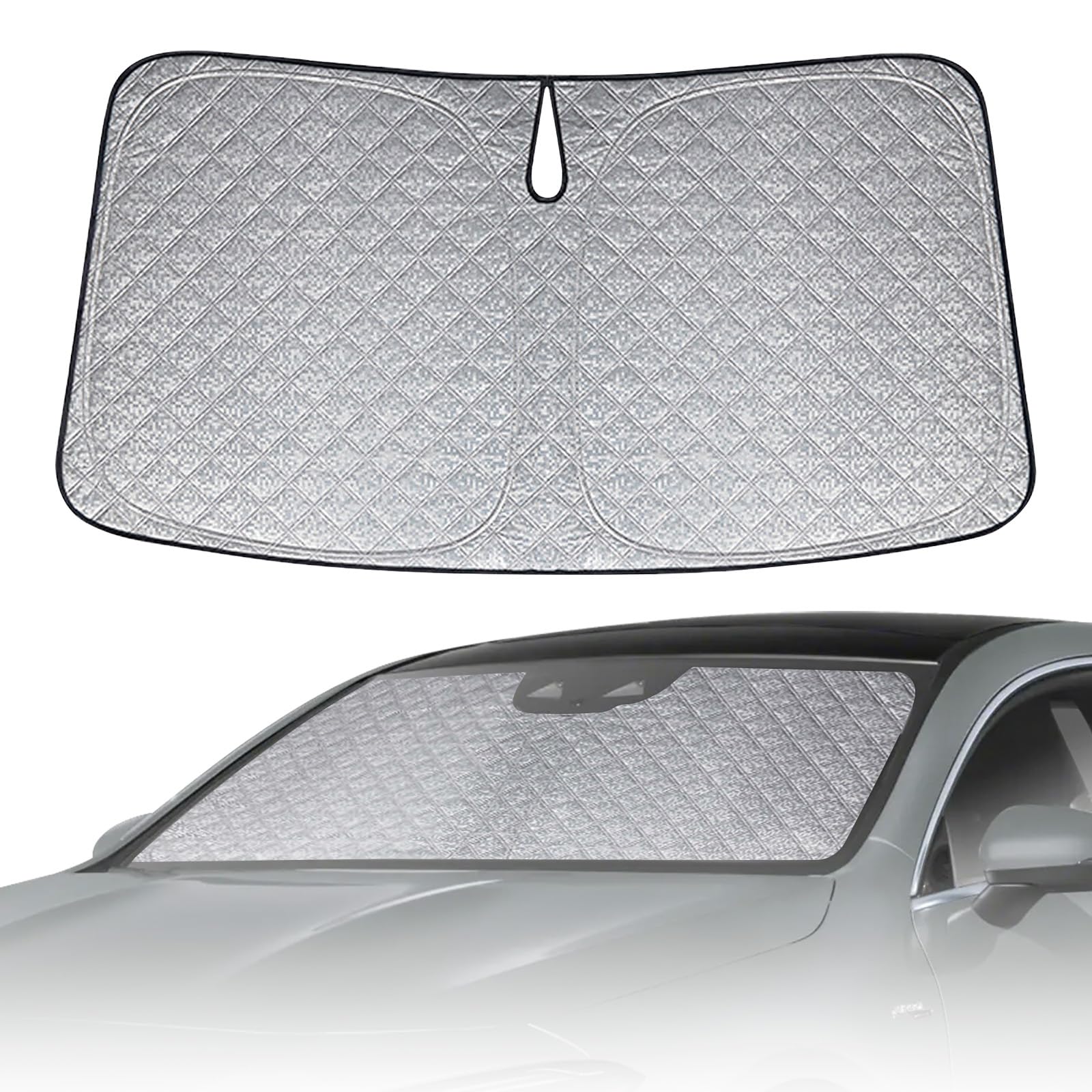 Parasole per Parabrezza Sostituzione per Mercedes-Benz CLA C118/C178 2019-2026, Pieghevole Parasole per Parabrezza Auto, Visiera Parasole per Parabrezza Anteriore Auto per Bloccare 99% Dei Raggi UV