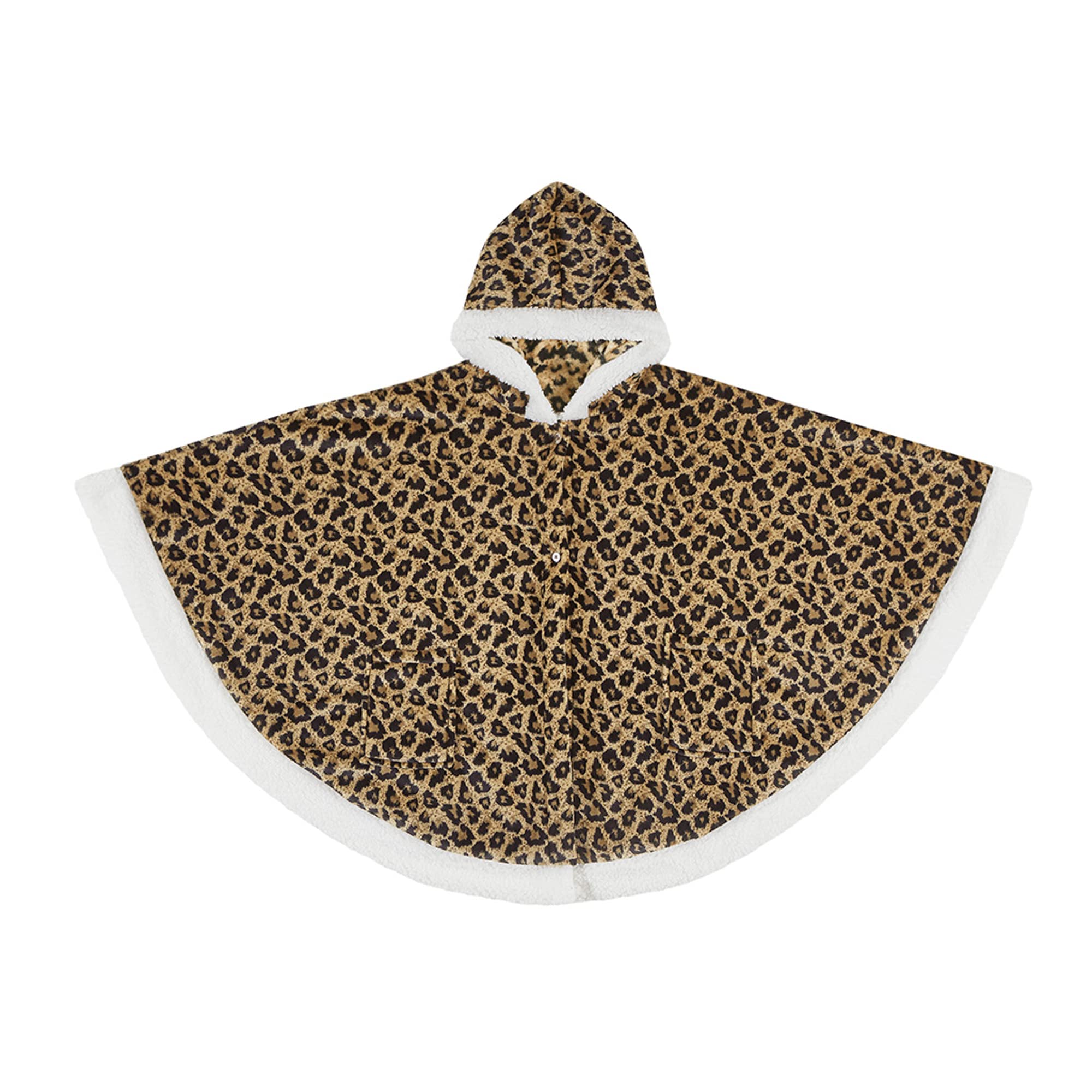 【福袋セール】 Cute Cow and Flowers Pattern Arctic Velvet Hooded Blanket