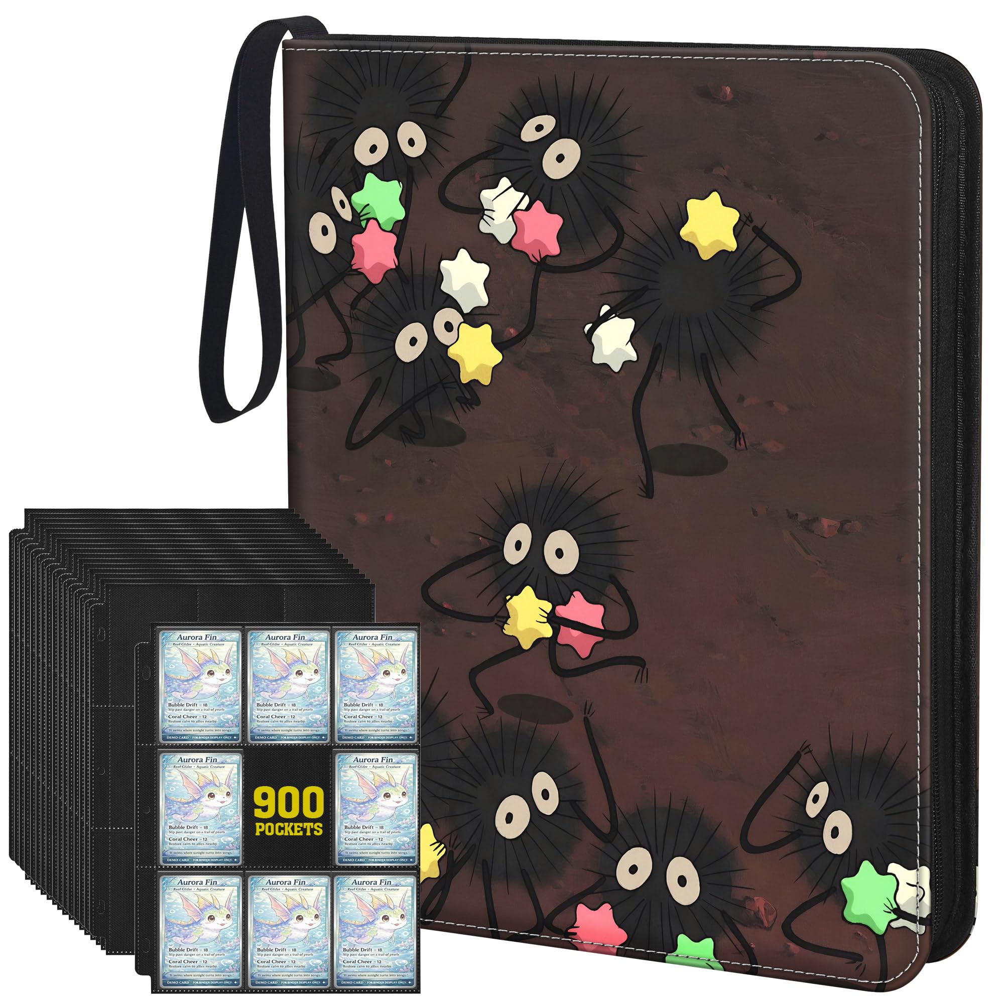 UGYAZX 9-Pocket Trading Card Binder & Sports Card Book