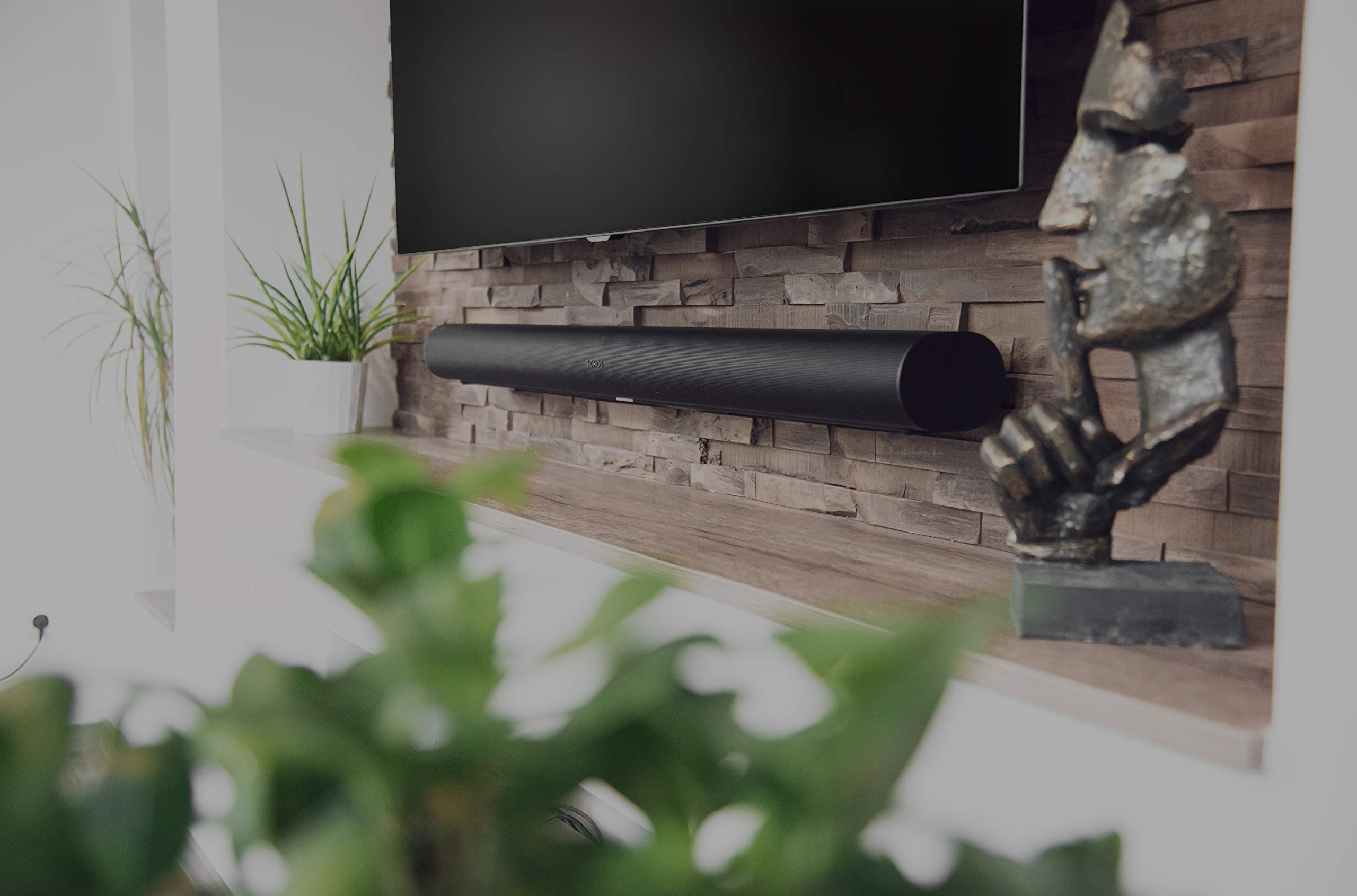Wandhalterung für Sonos Arc, schwarz – Inkl. Sensor für Bassoptimierung