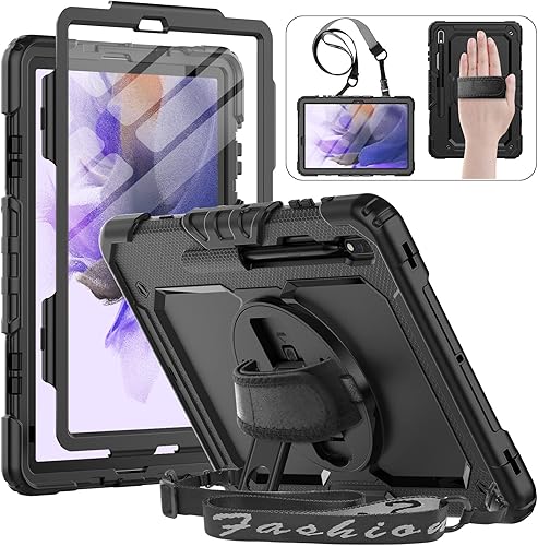 Miniatura 34 de HXCASEAC Funda para Samsung Galaxy Tab A9+ Plus de 11 pulgadas, protectora con protector de pantalla/correa de mano/soporte para bolígrafo,