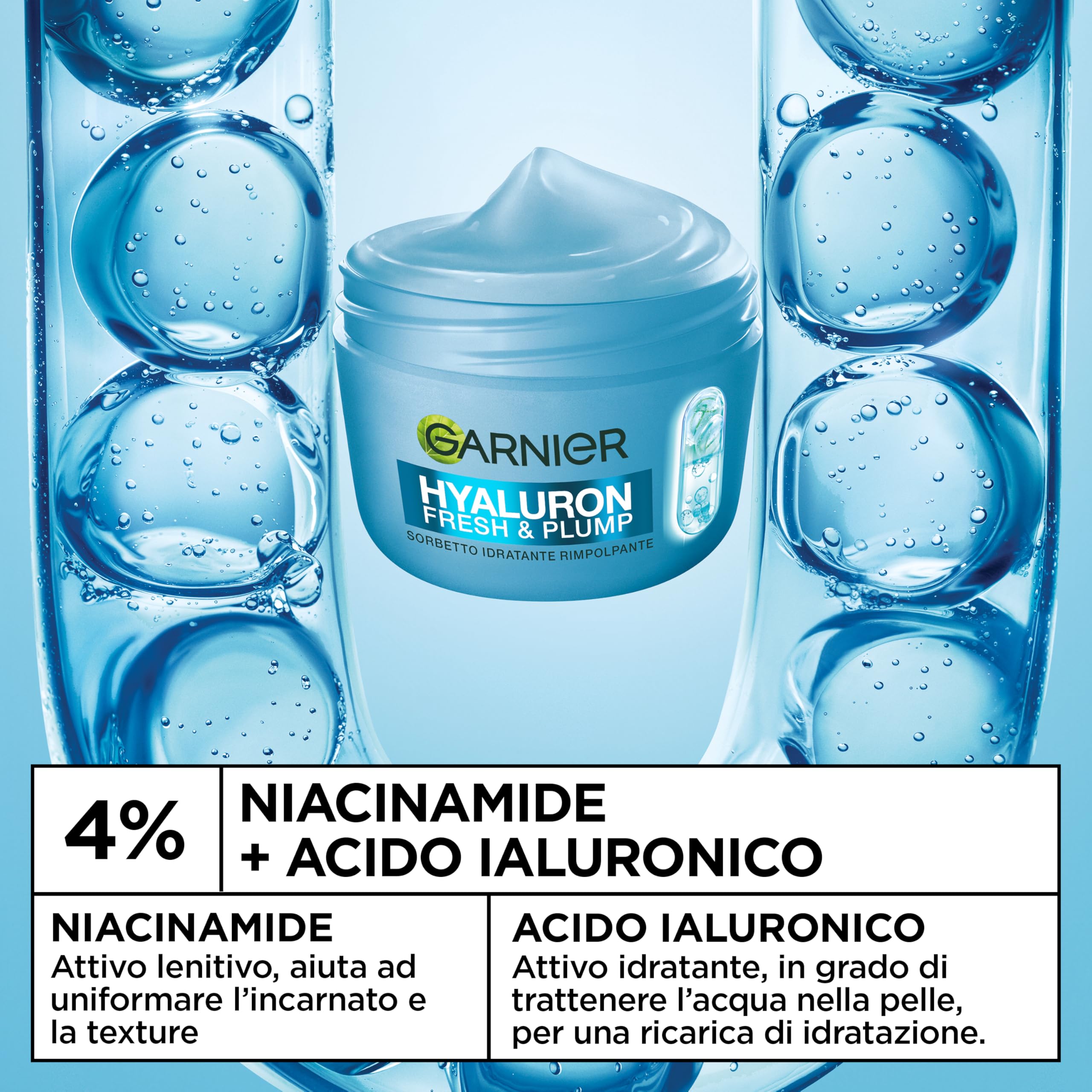 Garnier BUNDLE SORBETTO HYALURONIC + SIERO HYALURONIC
