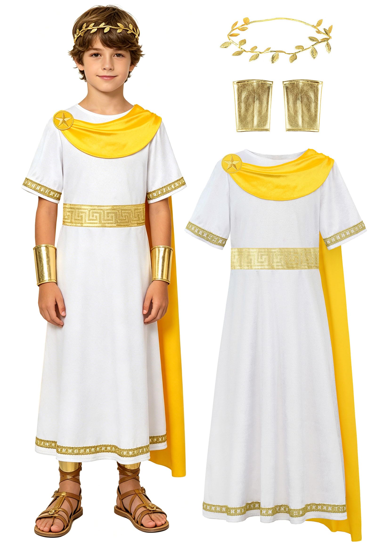ReliBeauty Toga costume kids Boys Costume Roman Greek God Girls