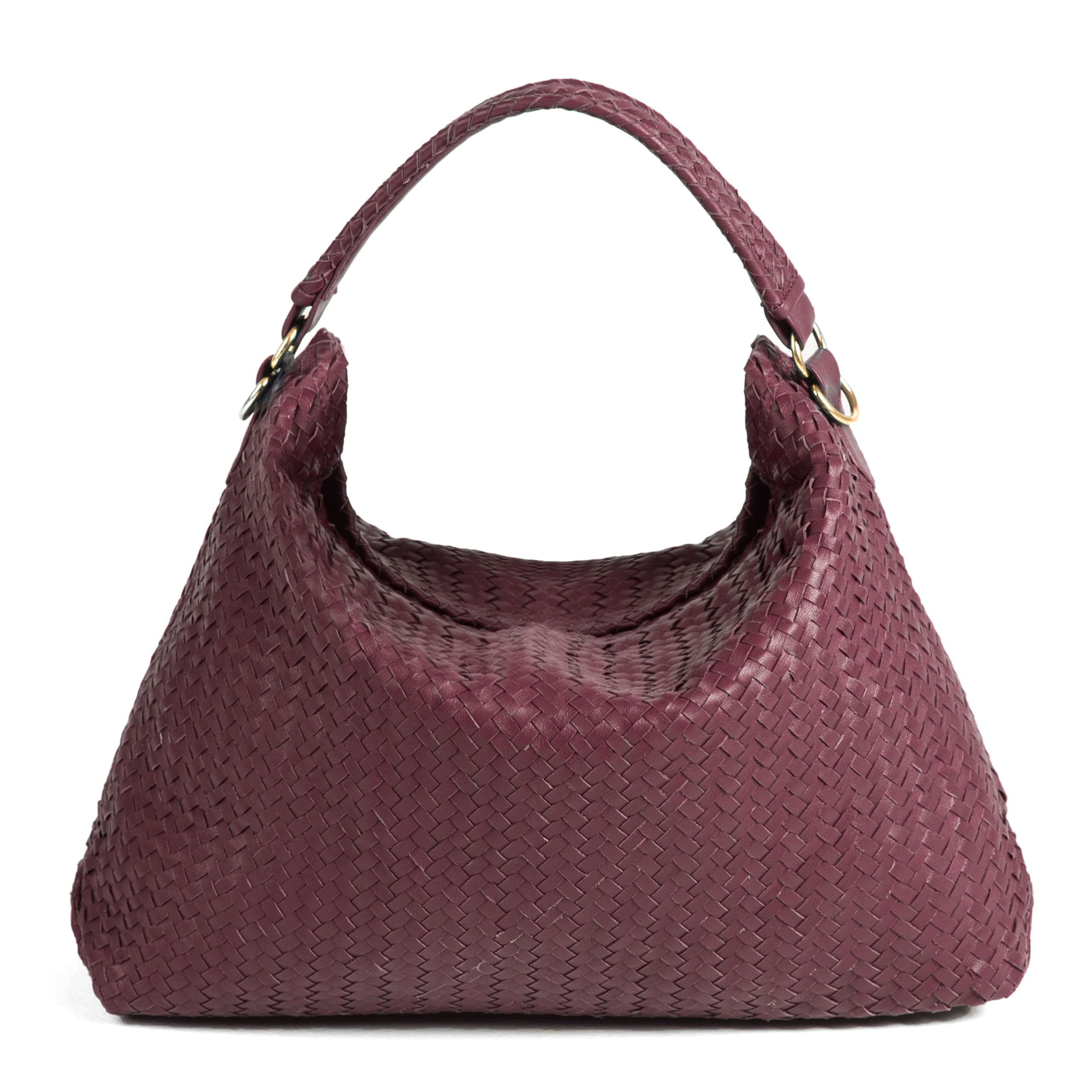 Jild Hobo Style Woven Bag for Women - Soft Handmade Genuine Leather Work Tote Bag - Cross Body Womens Purse