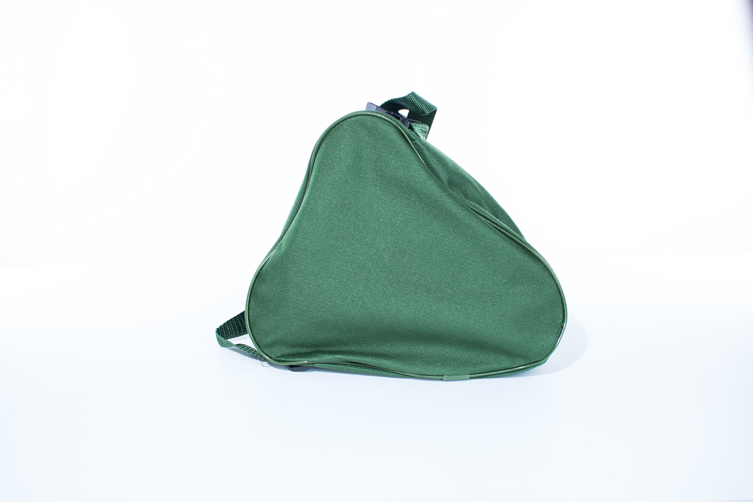 Gehstock als Sitzstock Wanderstock mit Sitz faltbar mit Tasche dunkel grün inkl. Ersatzfuß
