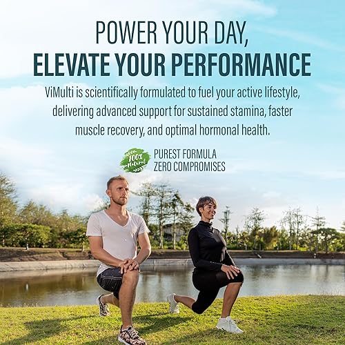 Miniatura 7 de ViCore Premium - Suplemento herbario para hombre – Tongkat Ali, raíz de maca, panax ginseng, zinc y L-arginina – Apoya la energía, la resistencia,