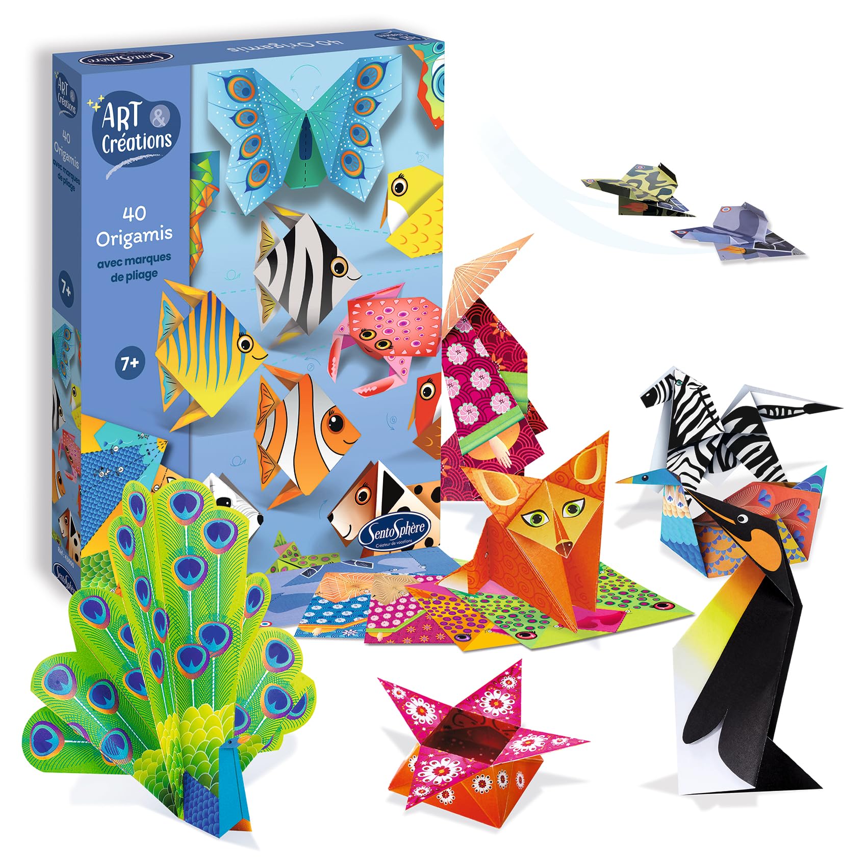 Art & Créations 40 Origamis - Sentosphère