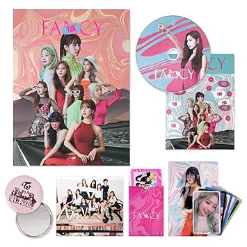 Twice Twice 7th Mini Album Fancy You A Ver Cd Photobook Lenticular Card Photocards Sticker Official Photocard Set Official Poster Free Gift Amazon Com Music