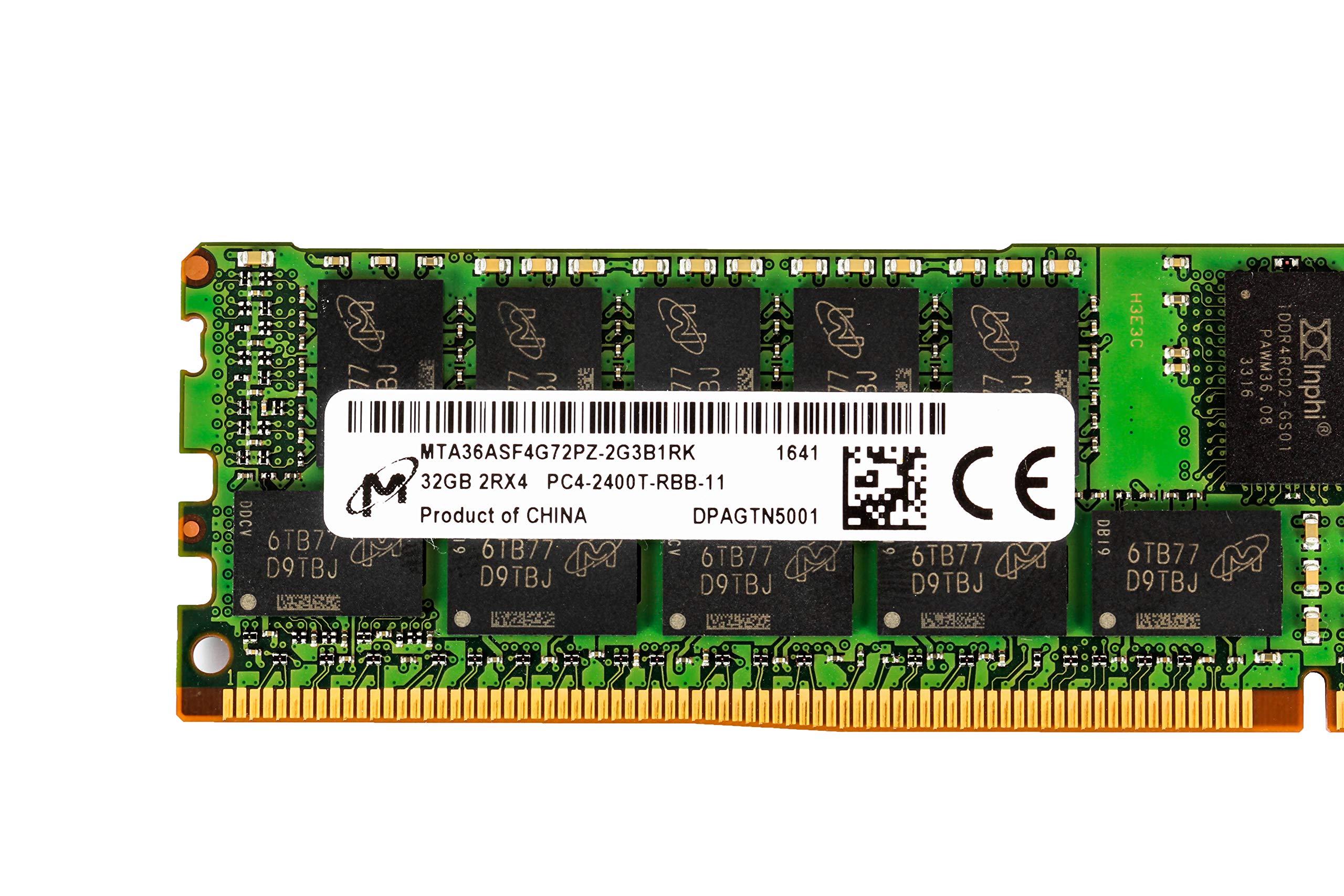 Amazon | MICRON 32GB PC4-2400T-R DDR4 Registered ECC 2RX4 メモリー