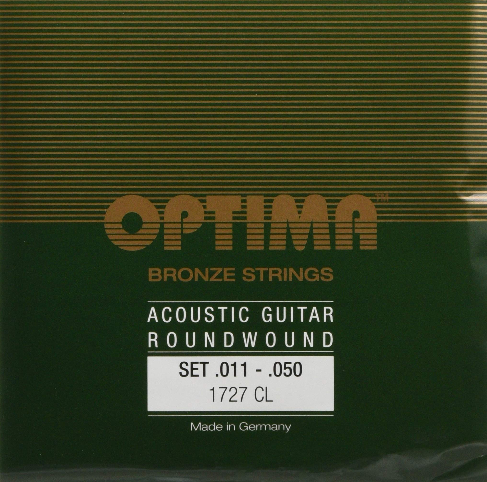 OptimaBRONZE ACOUSTICS Guitar Satz Custom Light