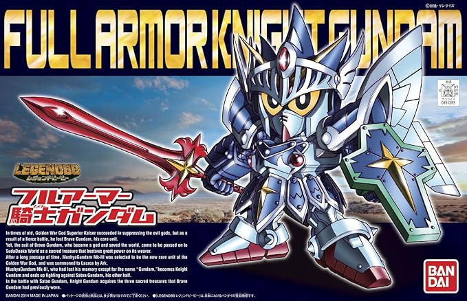 BANDAI Hobby BB#393 Legend BB Full Armor Knight Gundam Model Kit miniatura 8