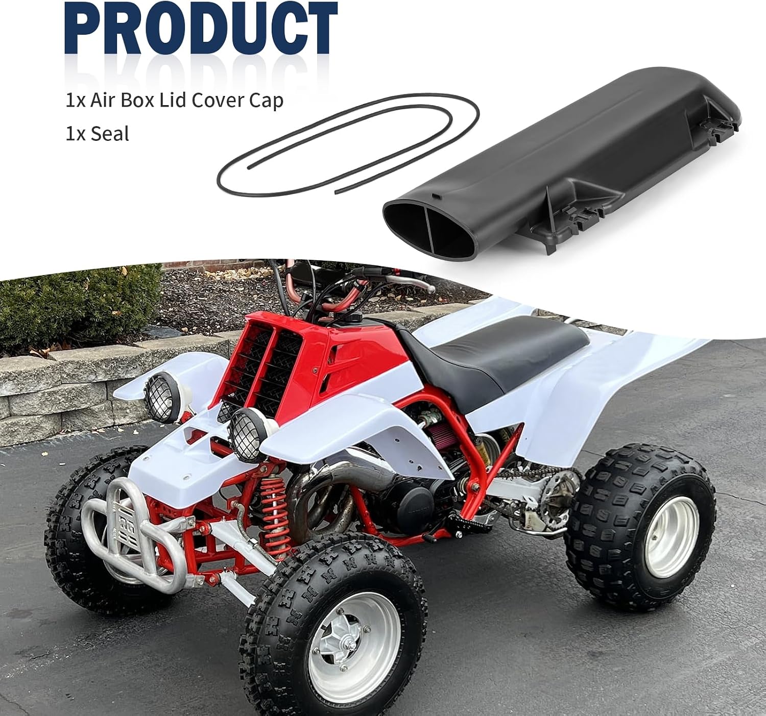 Air Box Lid Cover Cap & Seal For Yamaha Banshee 350 YFZ350 1987-2006 2GU-14412-00-00 1VJ-14462-00-00