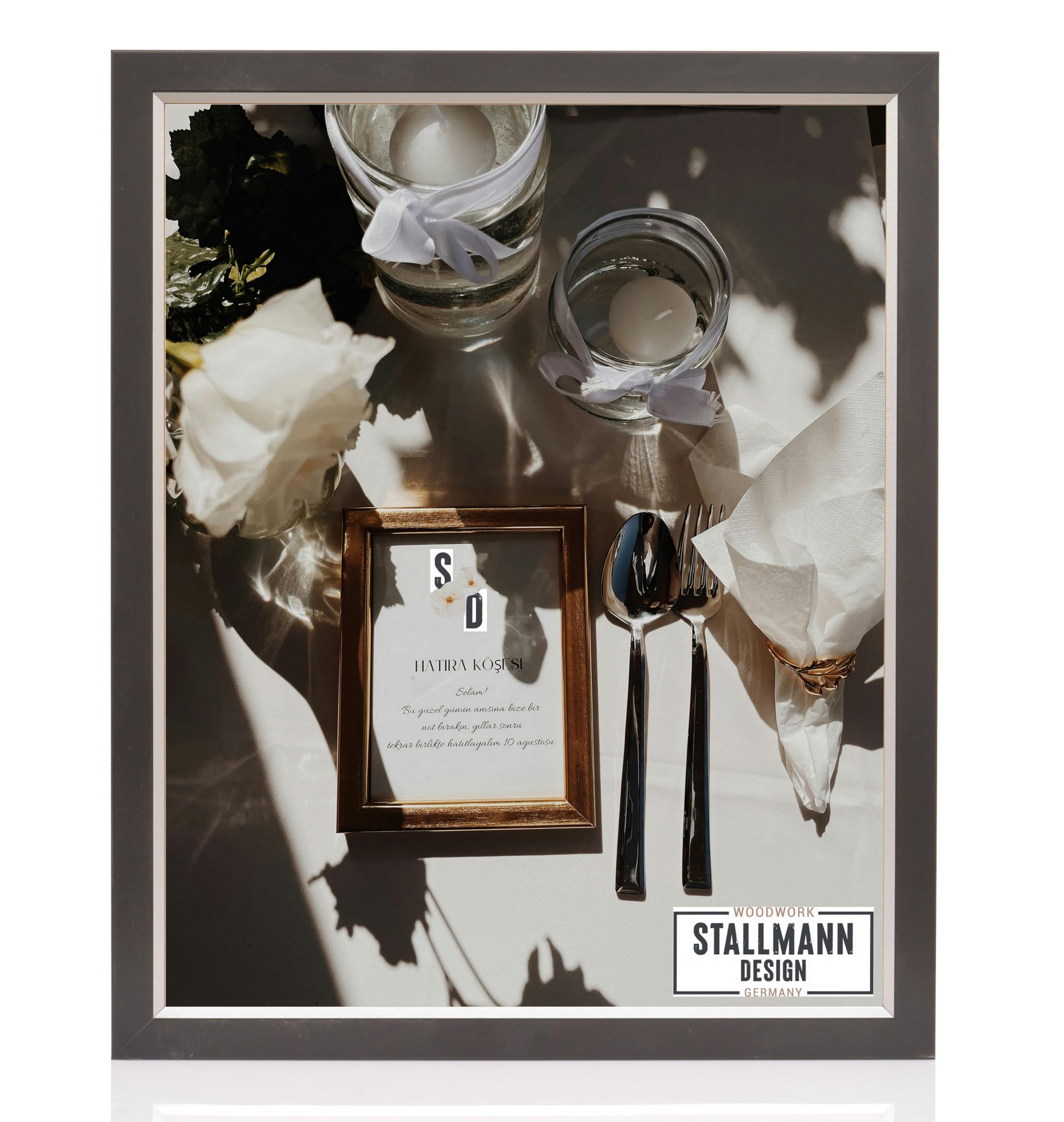 Bilderrahmen my Frames 80x100 cm schwarz Rahmen fuer Dina 4 und 60 andere Formate Fotorahmen Wechselrahmen aus Holz MDF mehrere Farben wählbar Frame für Foto oder Bilder