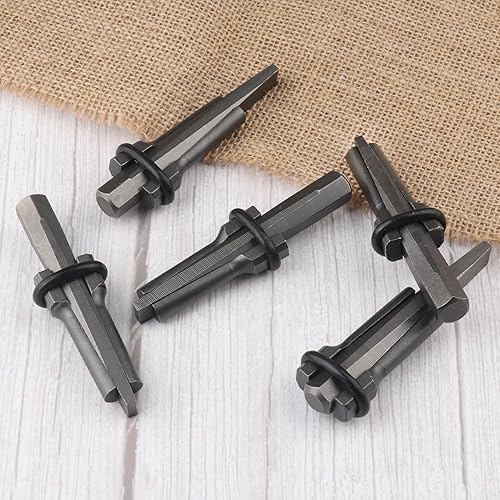 Miniatura 4 de 15 paquetes de divisor de piedra de 58 pulgadas, cuñas de cuña y plumas, herramientas manuales para divisor de piedra de hormigón GENHAKON