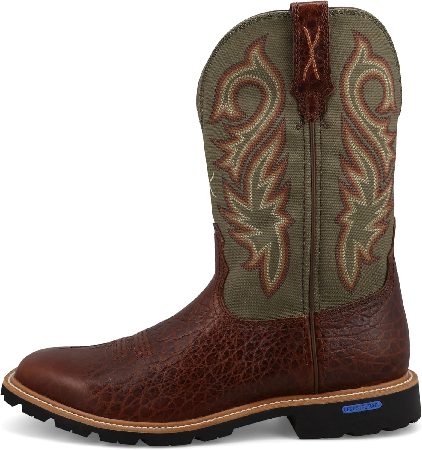 Twisted X Mens 11" Pull On Tech X Western Boot