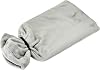 Vagabond Supersize 2.7L Handled Hot Water Bottle & Silver Cuddlesoft Fleece Cover