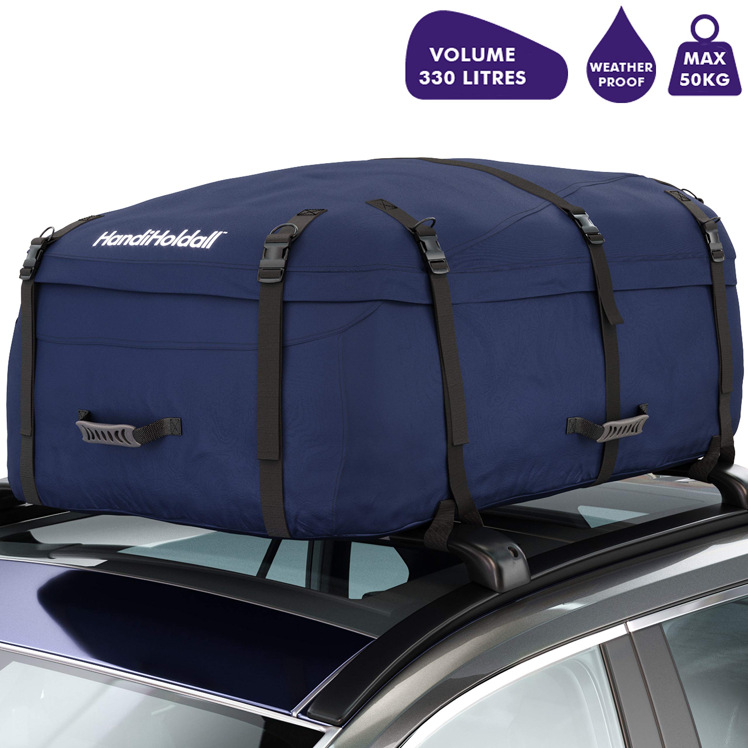 HandiWorld HandiHoldall Large 330 Litres Soft Roof Box; Foldable