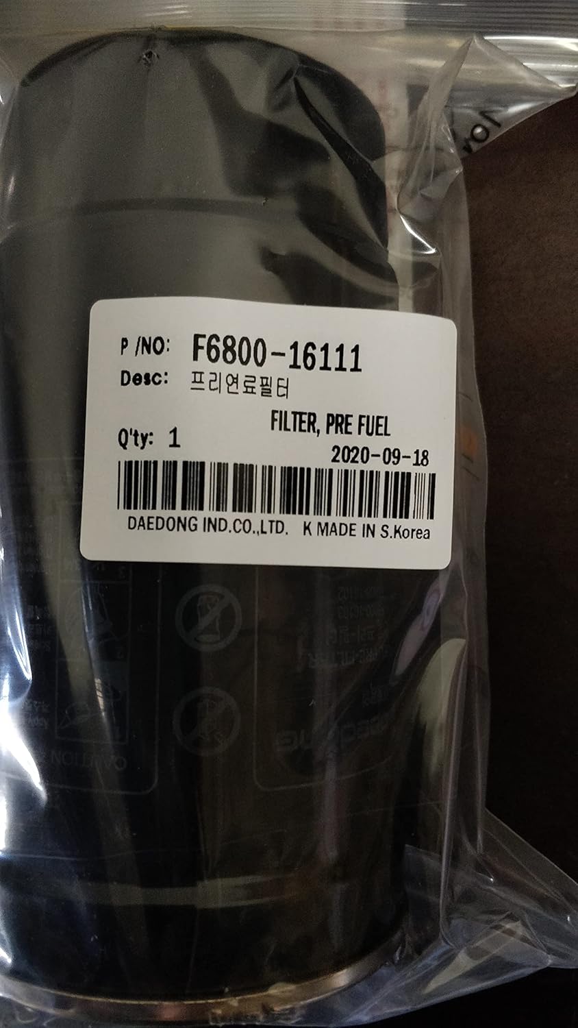 Kioti Pre Filter, Fuel Part # F6800-16111