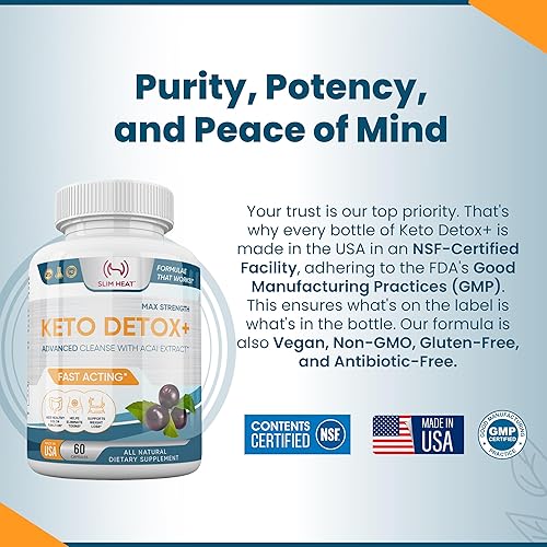 Miniatura 5 de Keto Detox+ Limpieza diaria de colon Apoya el alivio de la hinchazón, la salud digestiva y la regularidad cómoda con cáscara de psyllium, baya de