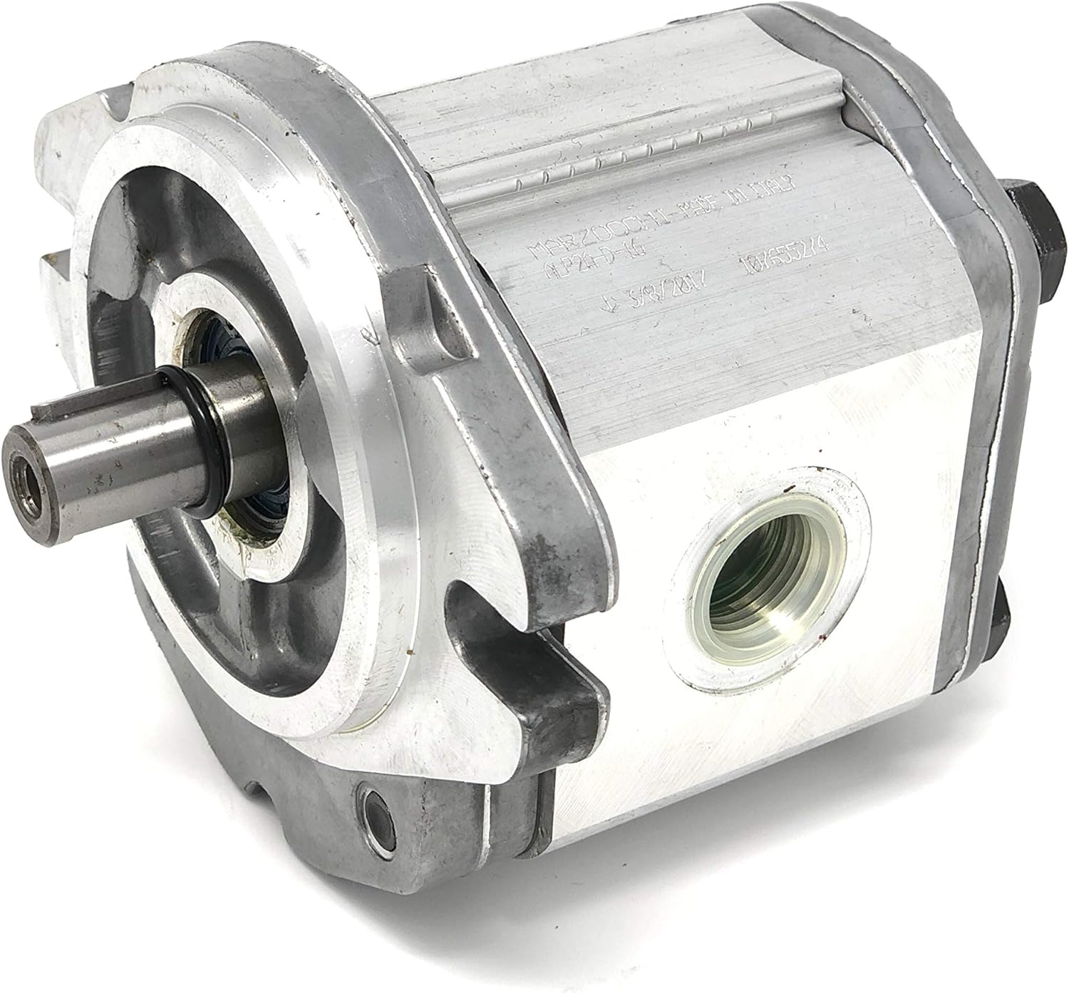 ALP1A-D-6 : Marzocchi Gear Pump, CW, 4.1cc (0.2501in3), 1.95GPM at 1800RPM, 3625psi Max, 4000RPM Max, SAE AA 2-Bolt Mount