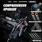 Hosim Mini 1/8 RC Car for Adults Fast 80+KPH, Vortan Electric RTR Brushless RC Cars All Terrain 4WD Off Road Hobby RC Car Waterproof Remote Control Car for Snow/Sand/Beach Toy Gift with 3S Battery