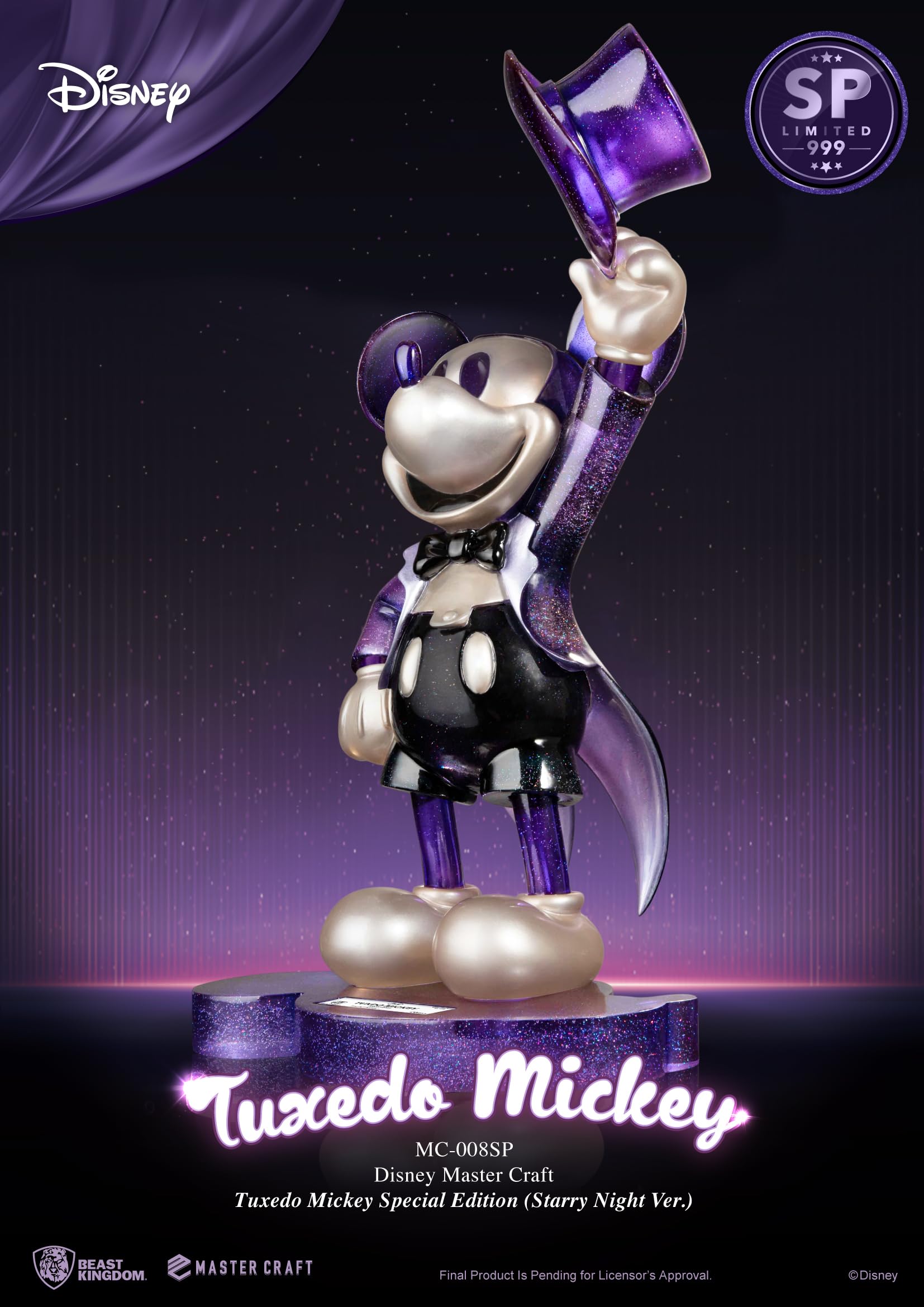 Amazon.com: Beast Kingdom - Disney - Master Craft - Tuxedo Mickey