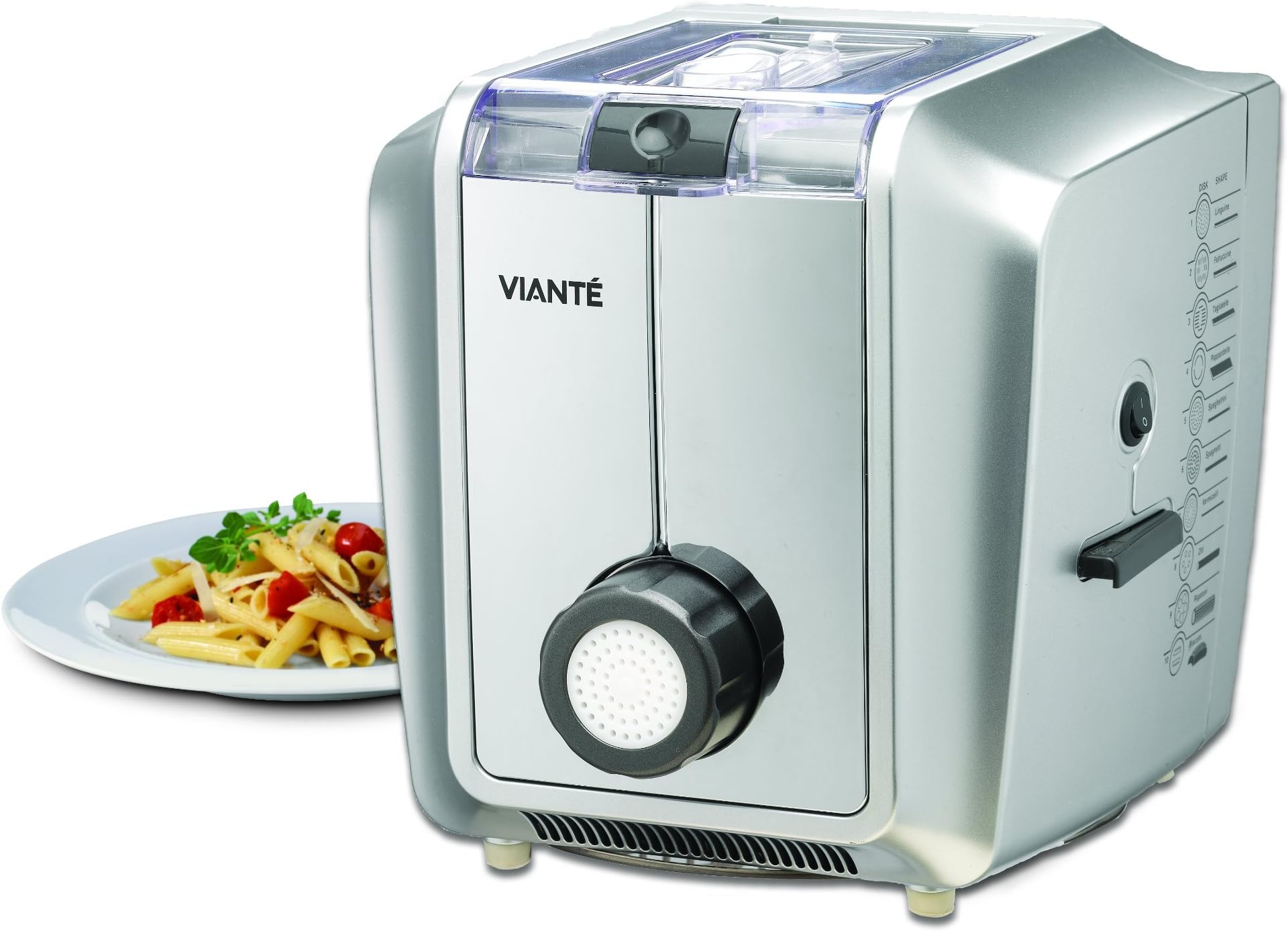 Viante CUC-27PM Automatic Pasta Maker with 10 Interchangeable Discs