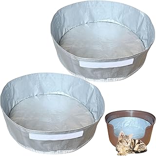 2 Pack Reusable Liners Compatible with Hidden Plant Litter Box, Waterproof and Scratch-Resistant Cat Box Liners (2 Pack)