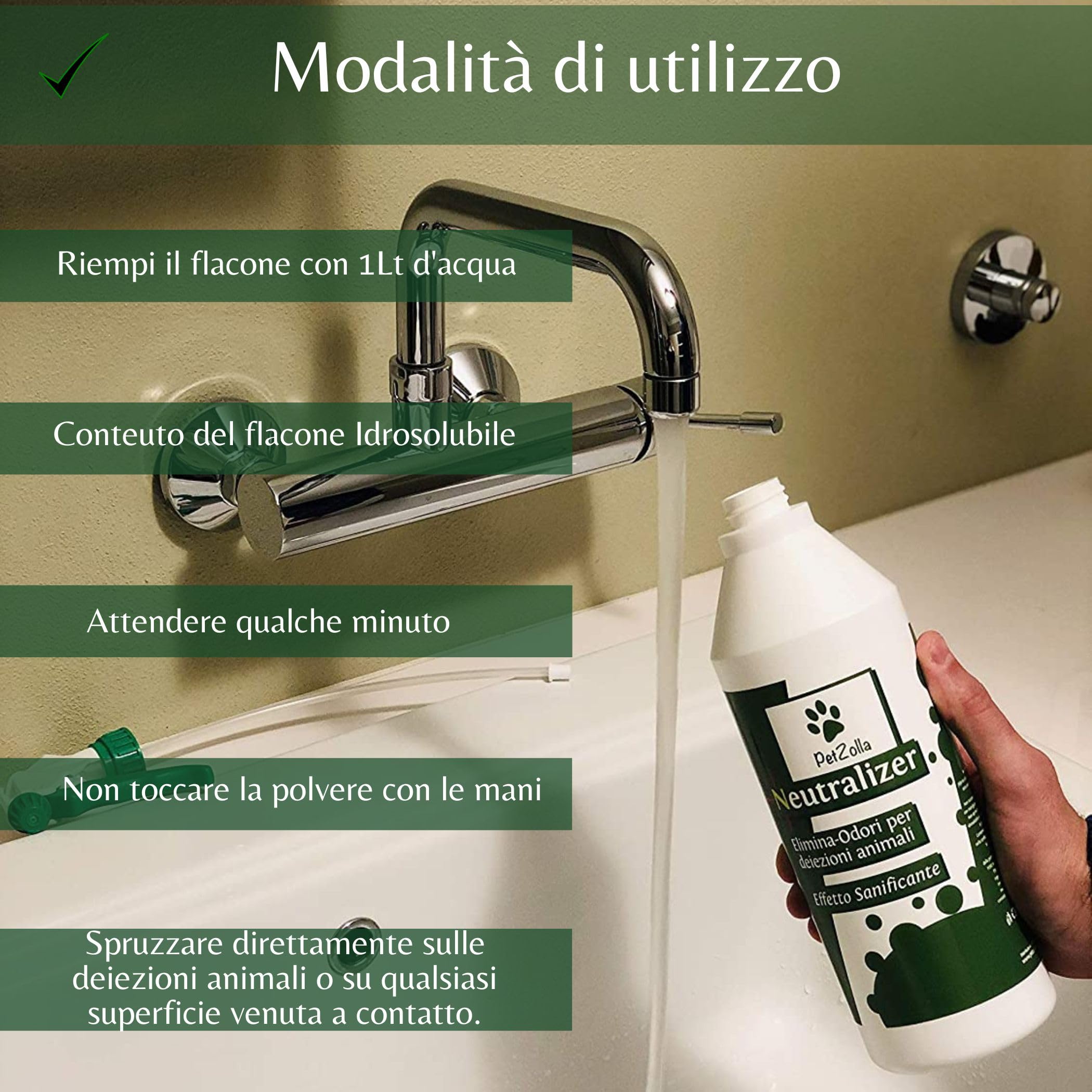 Kit Neutralizer Attrattivo - Spray Neutralizer 1lt + Spray Attrattivo Naturale 500ml, Elimina Odori E Attrattivo Per Cani E Gatti, Favorisce L'addestramento, Ideale Per Lettiere E Superfici