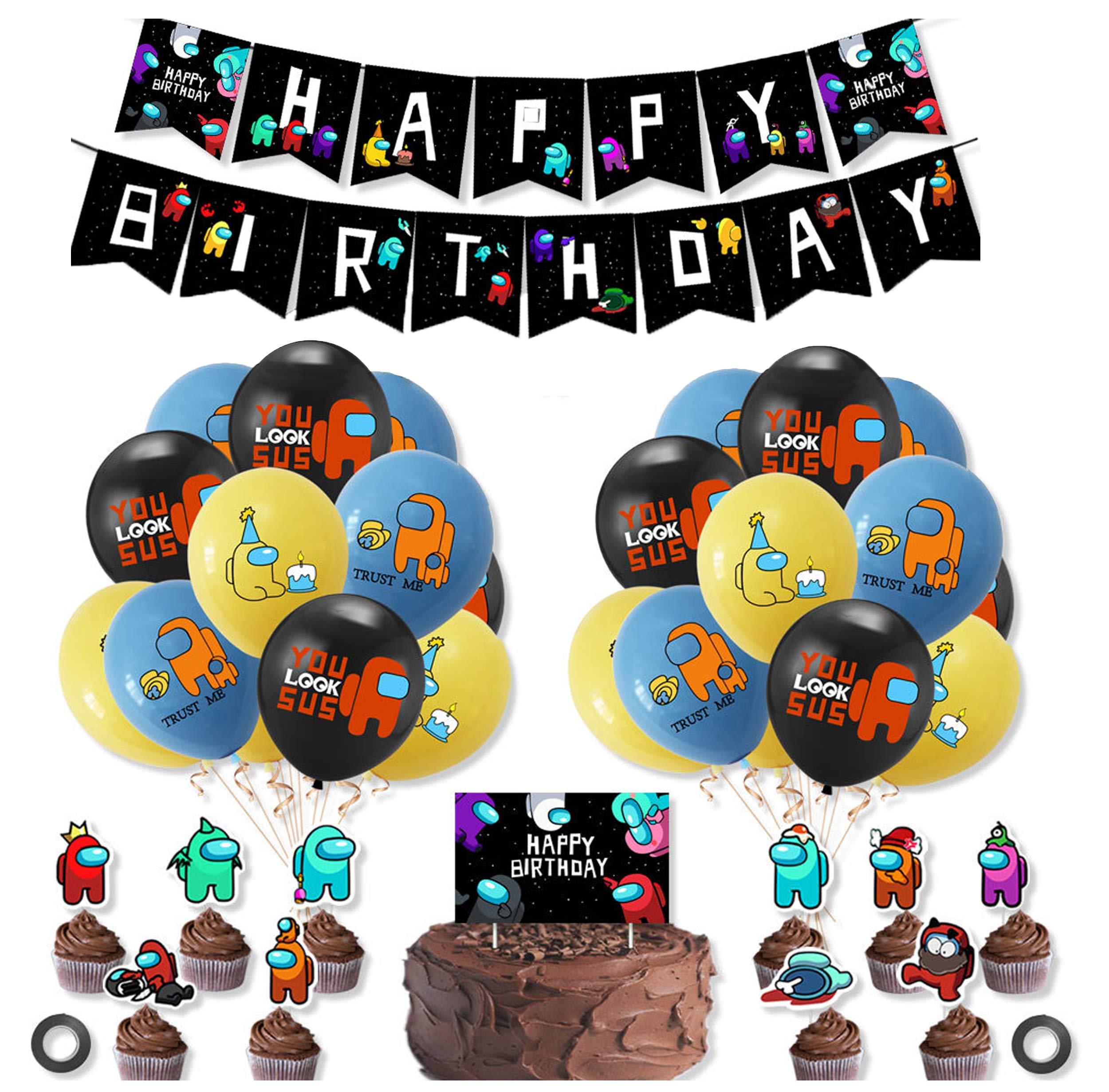 Buy Balloon Among Us Birthday Decorations Among Us Balloon Among Us