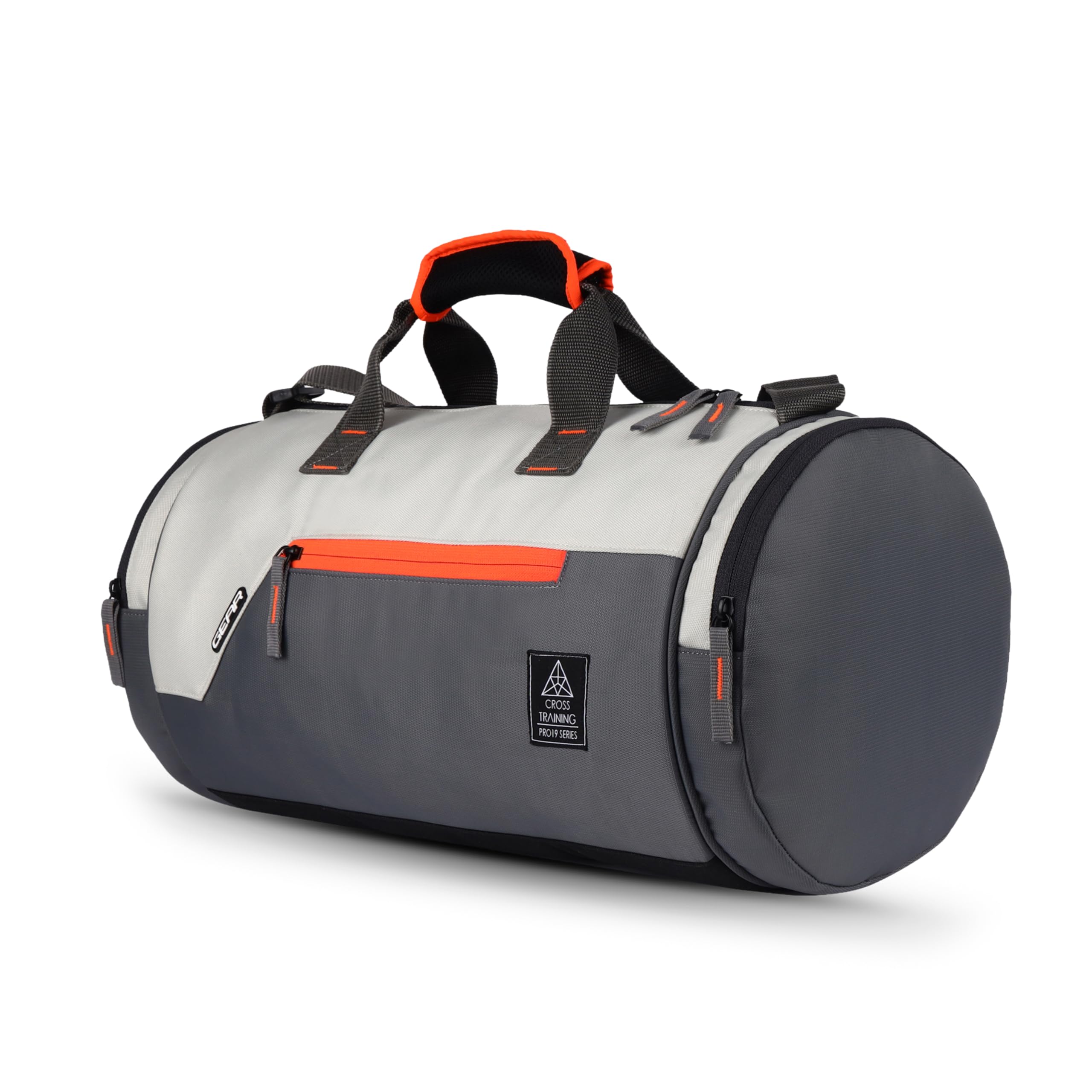 Gear Cross Training Travel Duffel Grey Orange (DUFCRSTNG0406)